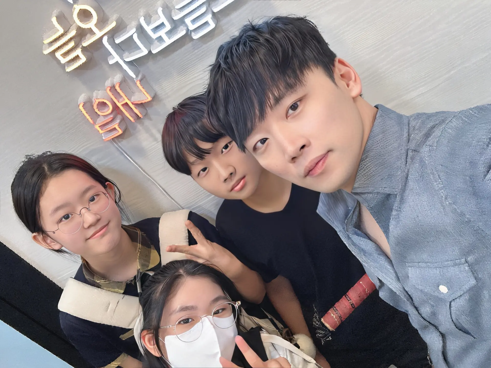 김우석영어학원 학원 앞